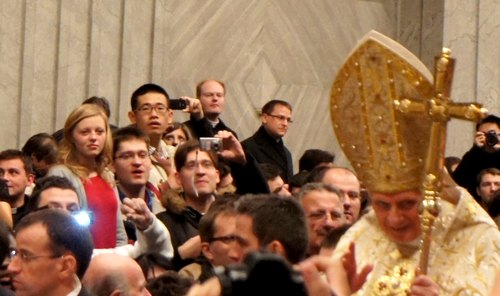 Po nieszporach na zakończenie 2012 roku. 